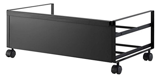 YAMAZAKI home Rolling Organizer Shoe Rack, Black