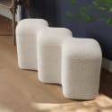 Upholstered Molecule Entryway Bench for $200 + free shipping