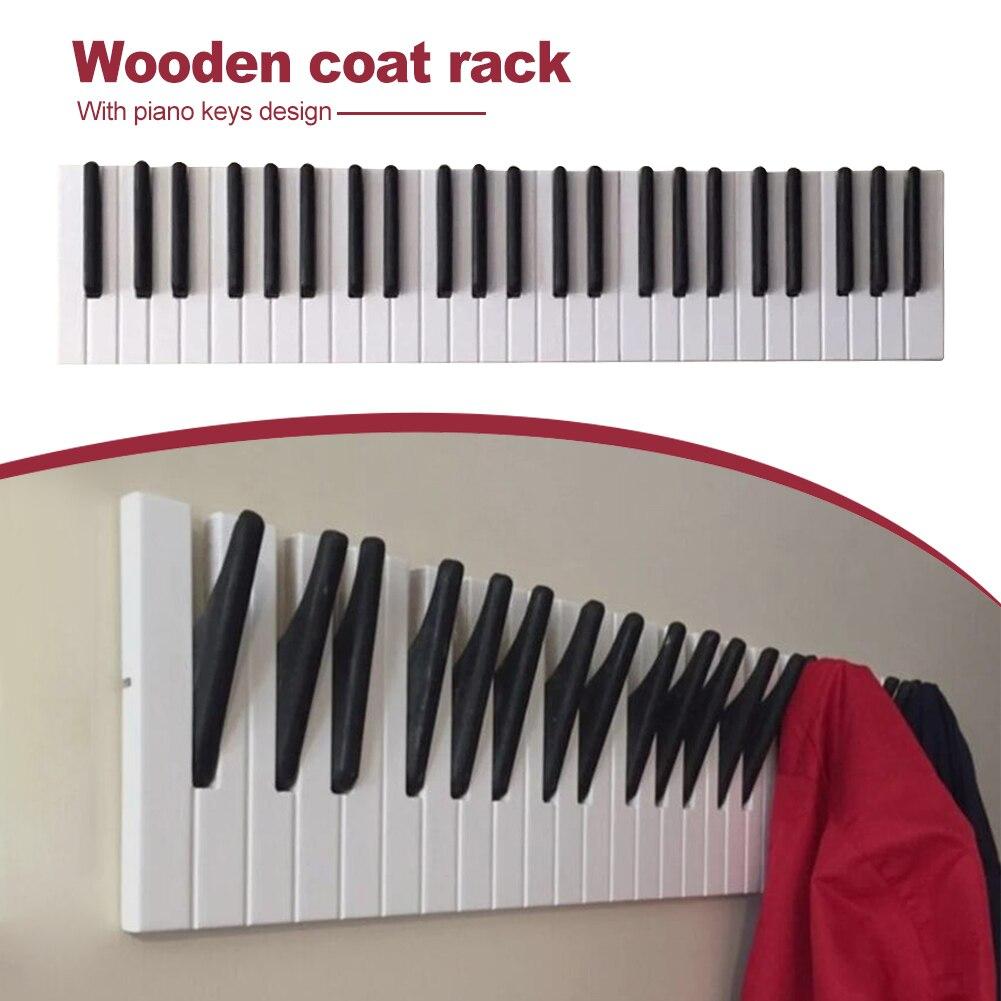 Wooden Piano Keys Coat Rack Project Isabella