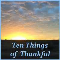 Little Things Can Mean a Lot, a Ten Things of Thankful Post