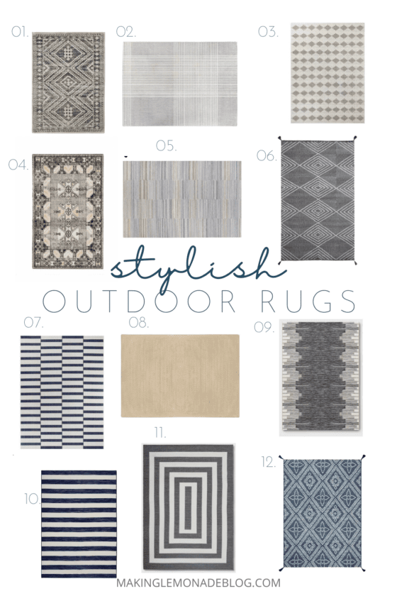 25 Outdoor Rugs that Are Perfect Indoors too! Project Isabella