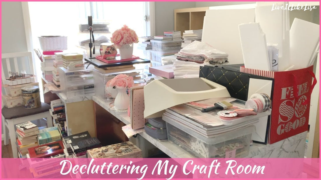 This is part 1 in my Organisation and Decluttering of my Craft Room