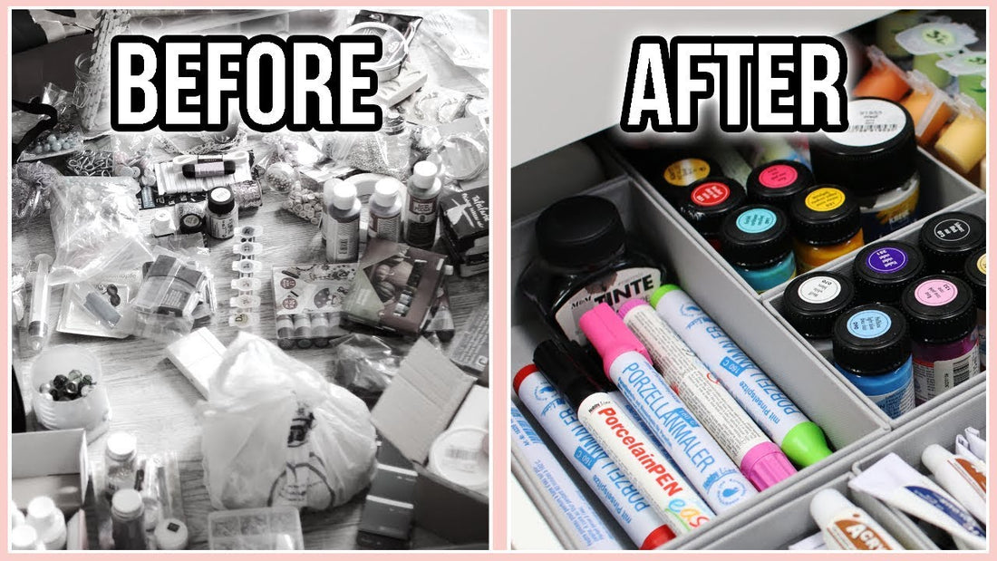 Hey guys! In this video I will show you how I declutter & organize my arts & crafts supplies with the Konmari Method! Decluttering craft and art supplies can be ...