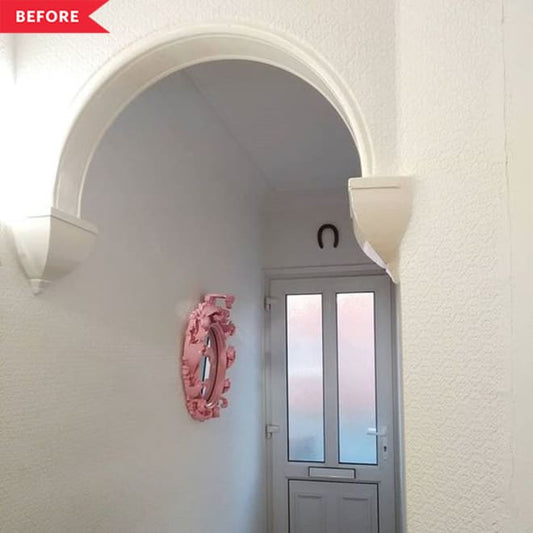 Before and After: This Plain Entryway’s Whimsical Redo Will Delight You