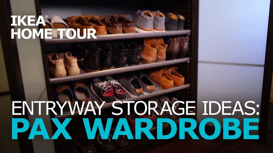 Smart Entryway Storage Ideas - IKEA Home Tour by IKEA USA (3 years ago)