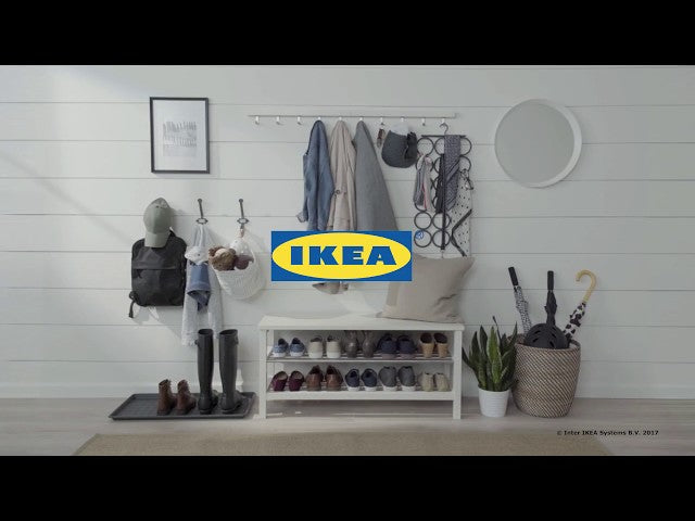 This Solve It In a Snap by IKEA video will help keep your entryway organized to make for smoother entrances and exits