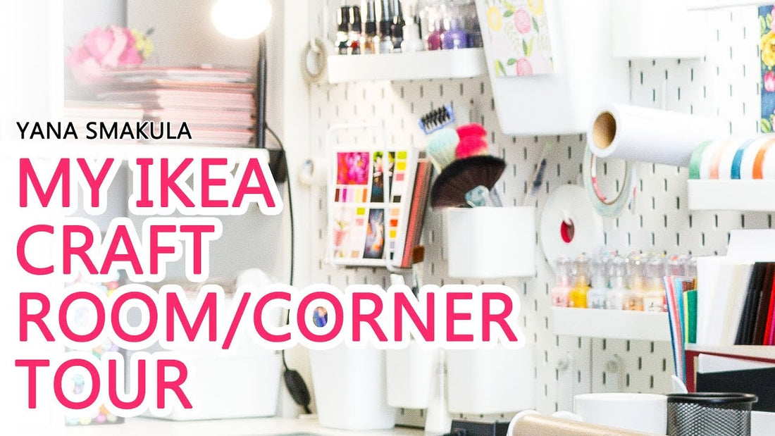 Welcome to a tour of my craft room (craft corner)