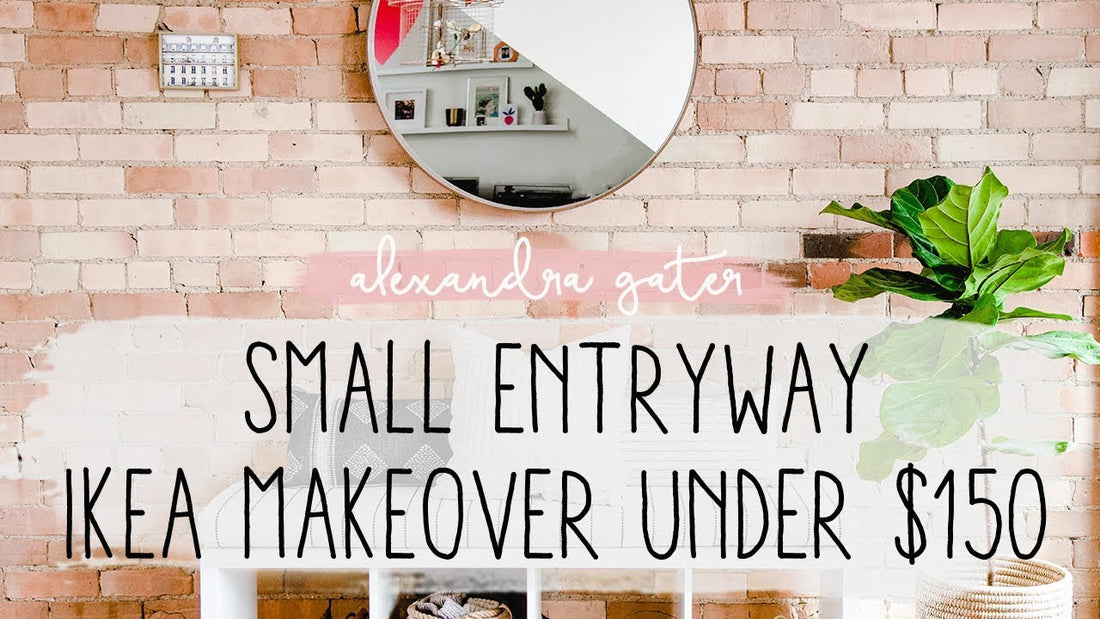 Hey guys, welcome back to my channel! Today is episode four of the My Rental Reno series and this one's highly requested — making over my tiny entryway.
