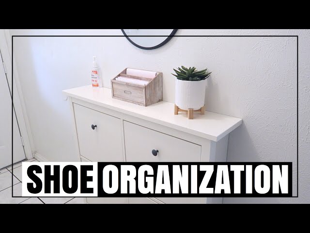 Today I am sharing how I organize my shoes into this shoe organizer from IKEA