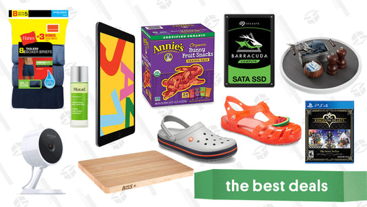 Friday's Best Deals: A Brand New iPad, Eddie Bauer, Annie's Fruit Snacks, Boos Block, and More