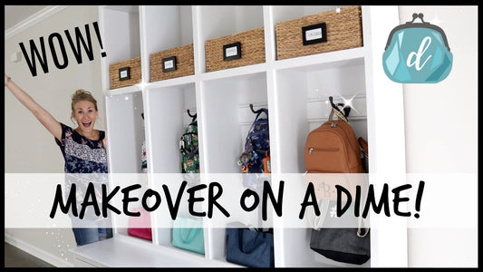 ORGANIZATION MAKEOVER! 🙌💙 Cheap Mudroom Transformation & Hacks! by Do It On A Dime (2 years ago)
