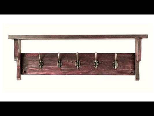 Coat Rack Entryway Shelf Wooden Organizer Here is your product order now: