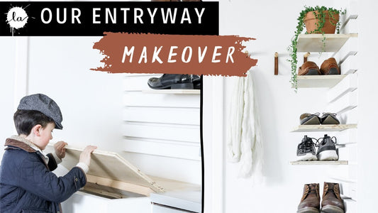 Entryway Bench DIY Shoe Rack | Mudroom Makeover | Easy | Organization by DIY Lily Ardor (3 years ago)