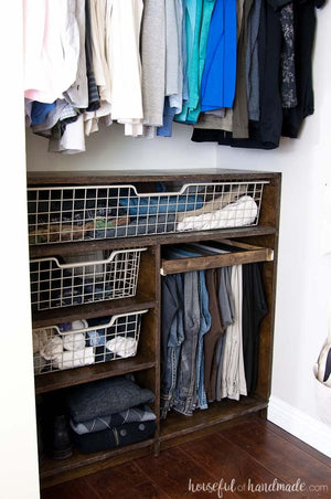 Build your own DIY closet organizers with these creative and budget-friendly closet system ideas
