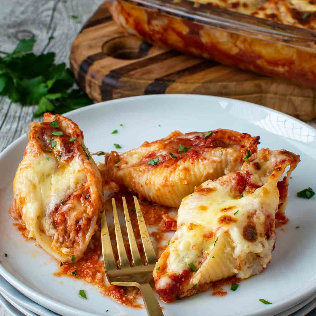 Giant Cheese Stuffed Shells