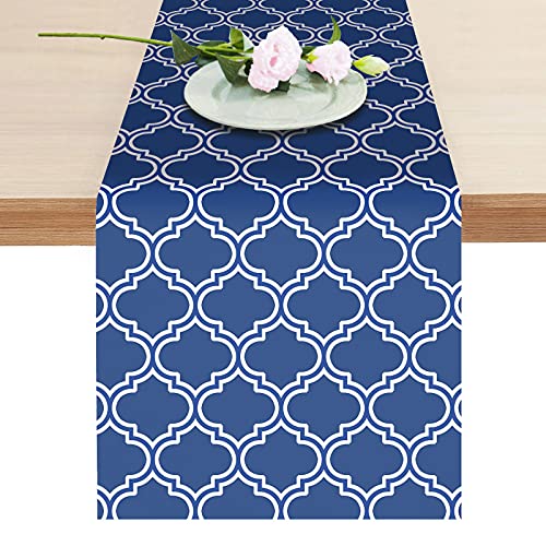 23 Greatest Blue White Table Runners