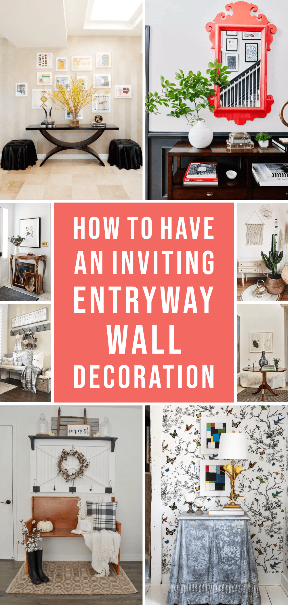 How to Have an Inviting Entryway Wall Decoration