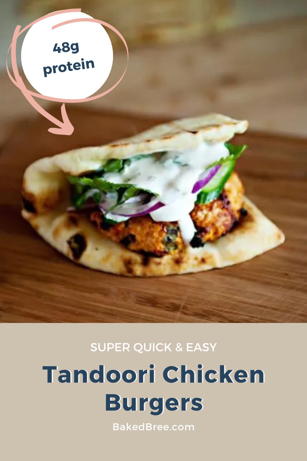 Tandoori Chicken Burgers
