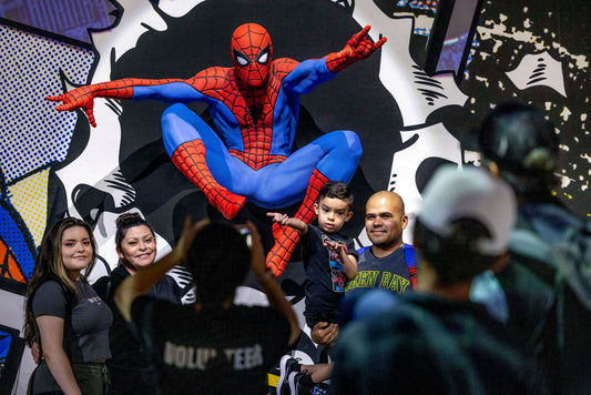 See into the Spider-verse with a look at Marvel’s Spider-Man exhibition in the Comic-Con Museum