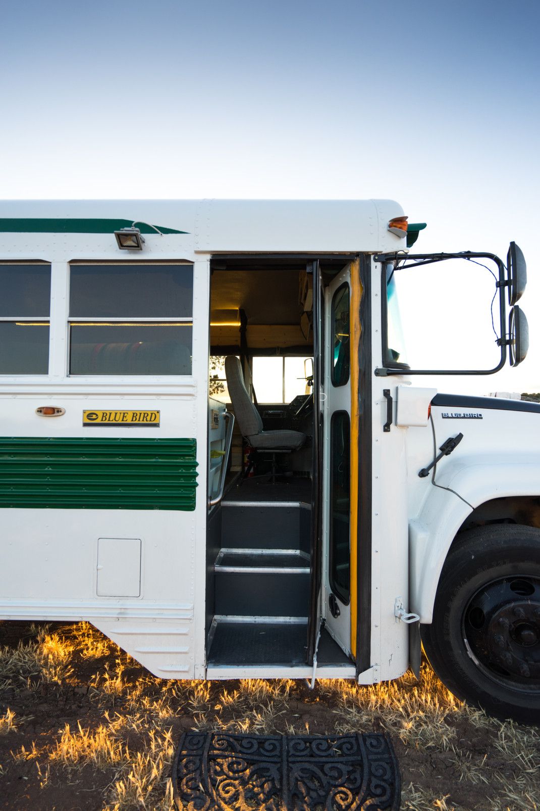 A School Bus Converted Into a Lovely Mobile Home By An Adventurous Couple