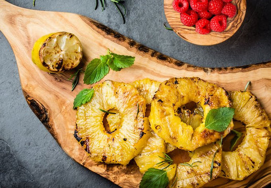 This grilled pineapple recipe is simple and refreshing @ClevelandClinic
