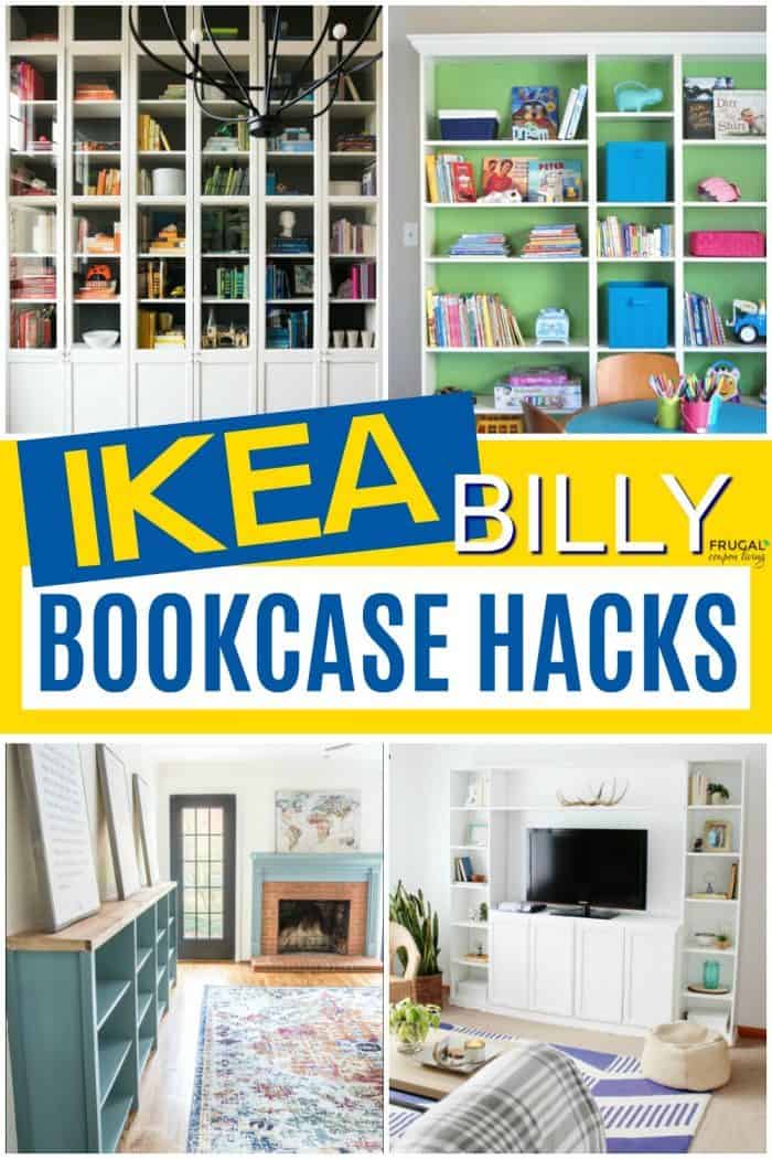 18 Creative IKEA BILLY Bookcase Hack Ideas