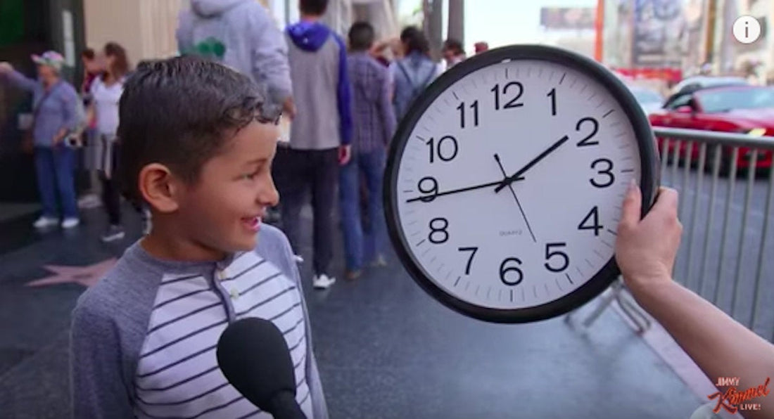 Jimmy Kimmel Asked Kids to Tell Time on an Analog Clock, It Didn’t Go