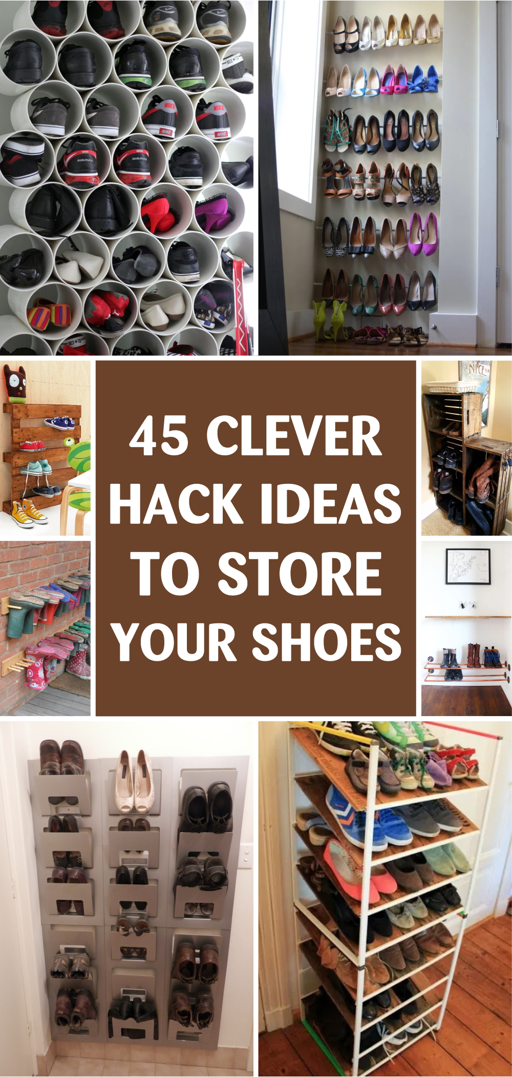 45 Clever Hack Ideas to Store Your Shoes