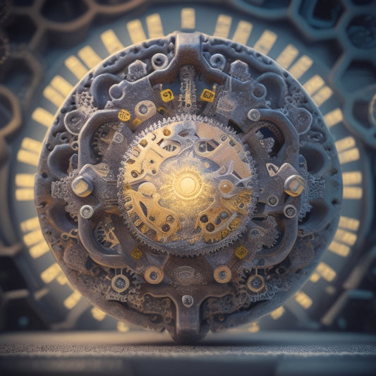 A stylized, modern illustration of a brain surrounded by gears, cogs, and puzzle pieces, with a subtle, shining light emanating from the center, symbolizing mental clarity and problem-solving abilities.