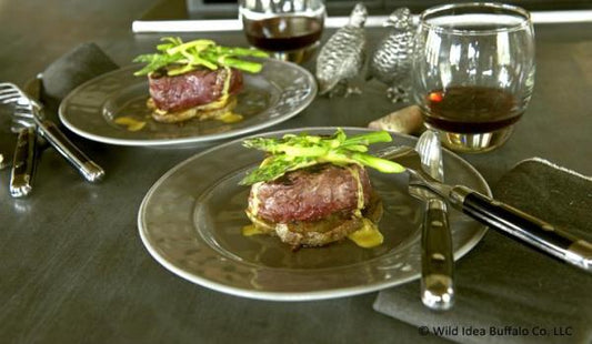 Wild Idea Buffalo Recipe of the Week – GRILLED STEAK TOURNEDOS WITH SAUCE BEARNAISE