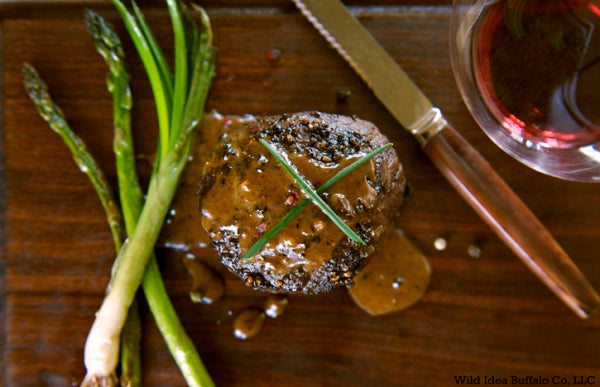 Wild Idea Buffalo Recipe of the Week - Steak Au Poivre