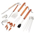 Cuisinart 20-Piece Wooden Handle Grill Set for $15 + free shipping