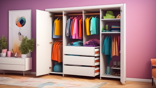 Sure, here is a DALL-E prompt for an image that relates to the article title Unlock Extra Closet Space:

**Closet transformed with extra drawers and shelves.**

This prompt would likely return an imag