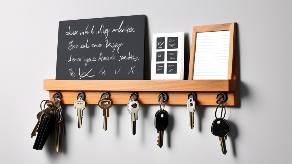 Organize Your Keys and Notes with a Key Rack Chalkboard – Project Isabella