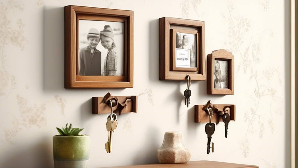 Combine Organization and Nostalgia with a Key Rack Photo Frame ...