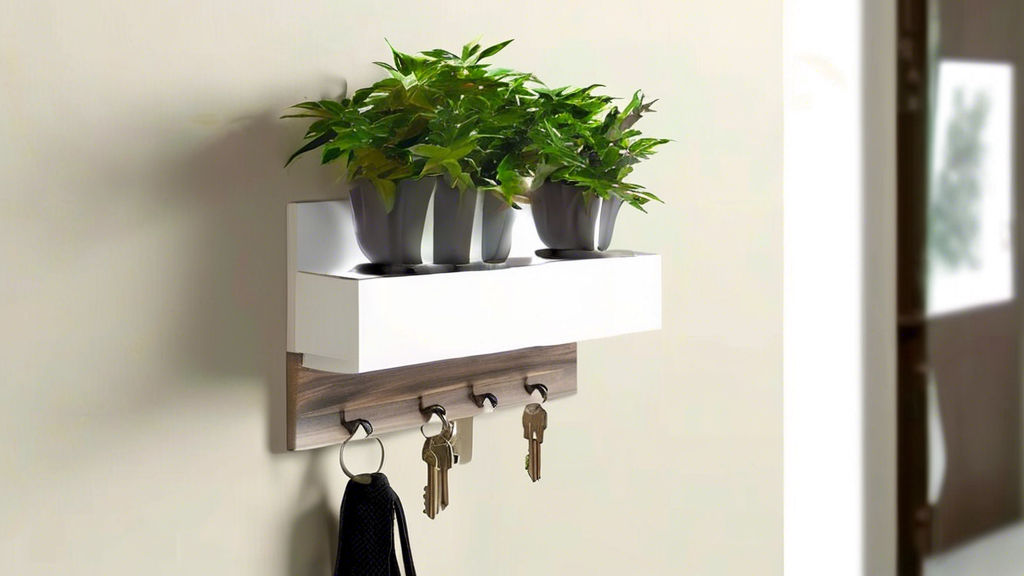 Key Rack With Plant Holder: The Perfect Space-Saving Solution – Project ...