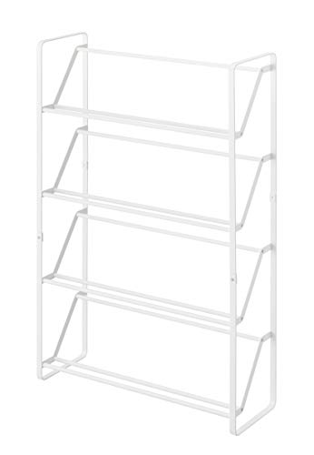 YAMAZAKI home 2391 Slim Shoe Rack, White