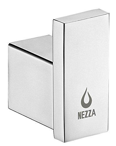 Nezza NBA-125-002-SS Contemporary Wall Mounted Bathroom Stainless Steel Robe Hook, Chrome