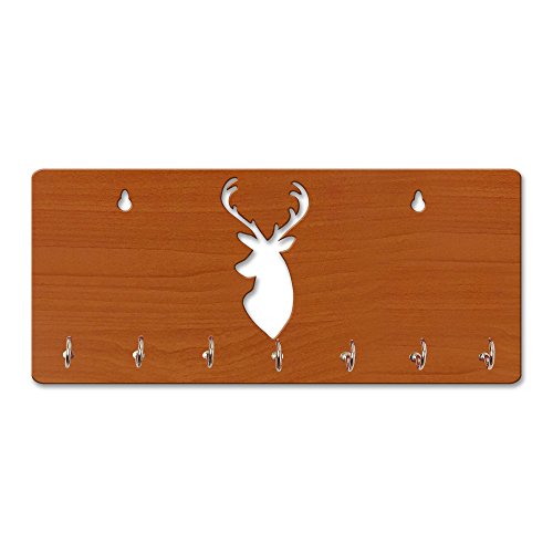 Sehaz Artworks Reindeer-Brown-KeyHolder Wooden Key Holder (7 Hooks)