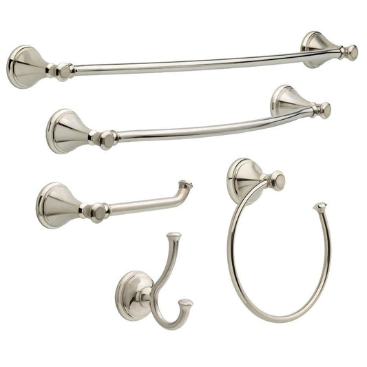 Delta Faucet 79735-SS Cassidy Double Robe Hook, Brilliance Stainless Steel