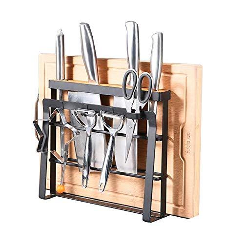 HOLYMOOD Kitchen Houseware Organizer Knife Block Storage Drying Rack Cutting Board Stand Tools Holder Only