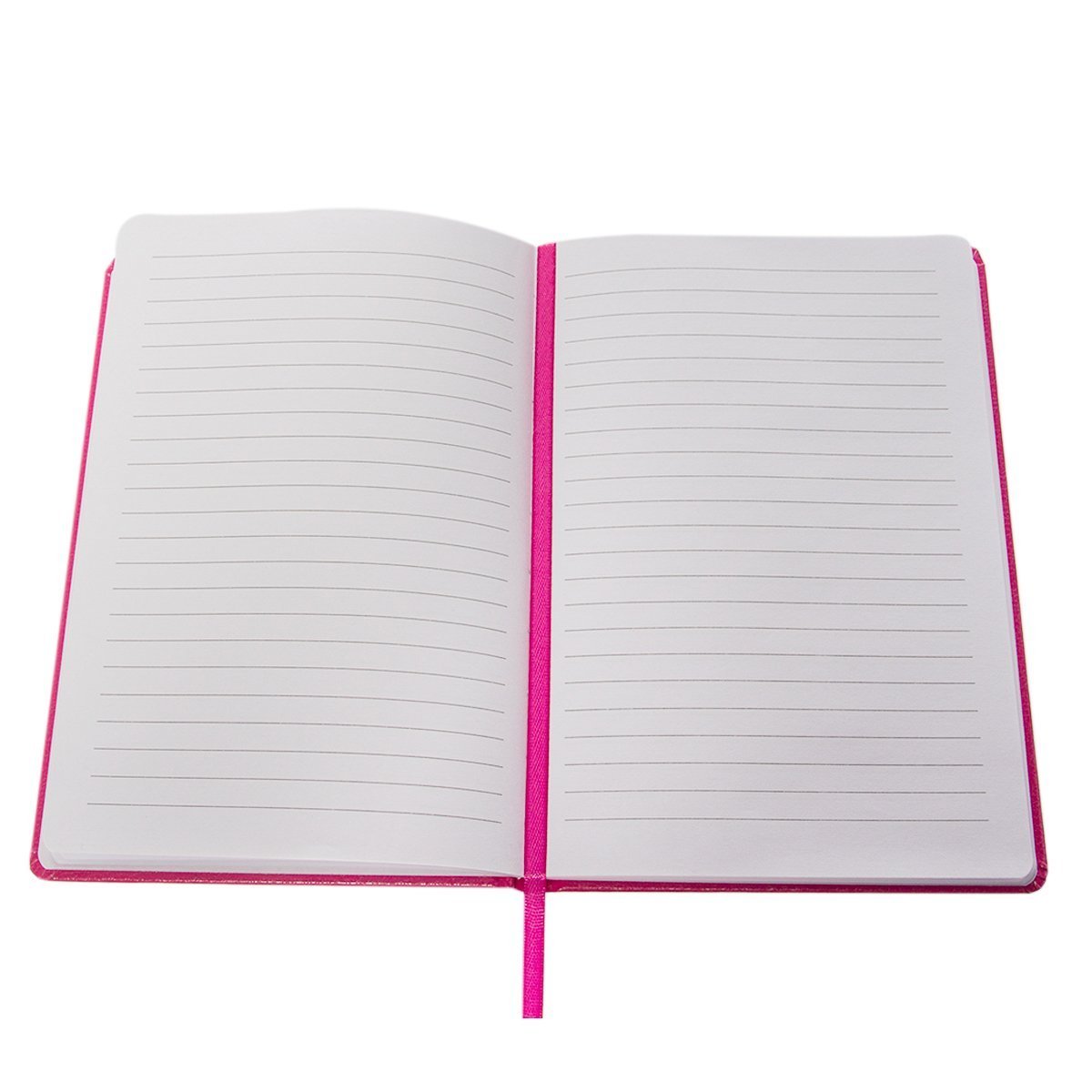 Save on paper craft 4 pack 8 5 x 5 5 leatherette lined writing journals wide ruled banded notebook with ribbon bookmark pink a5 size