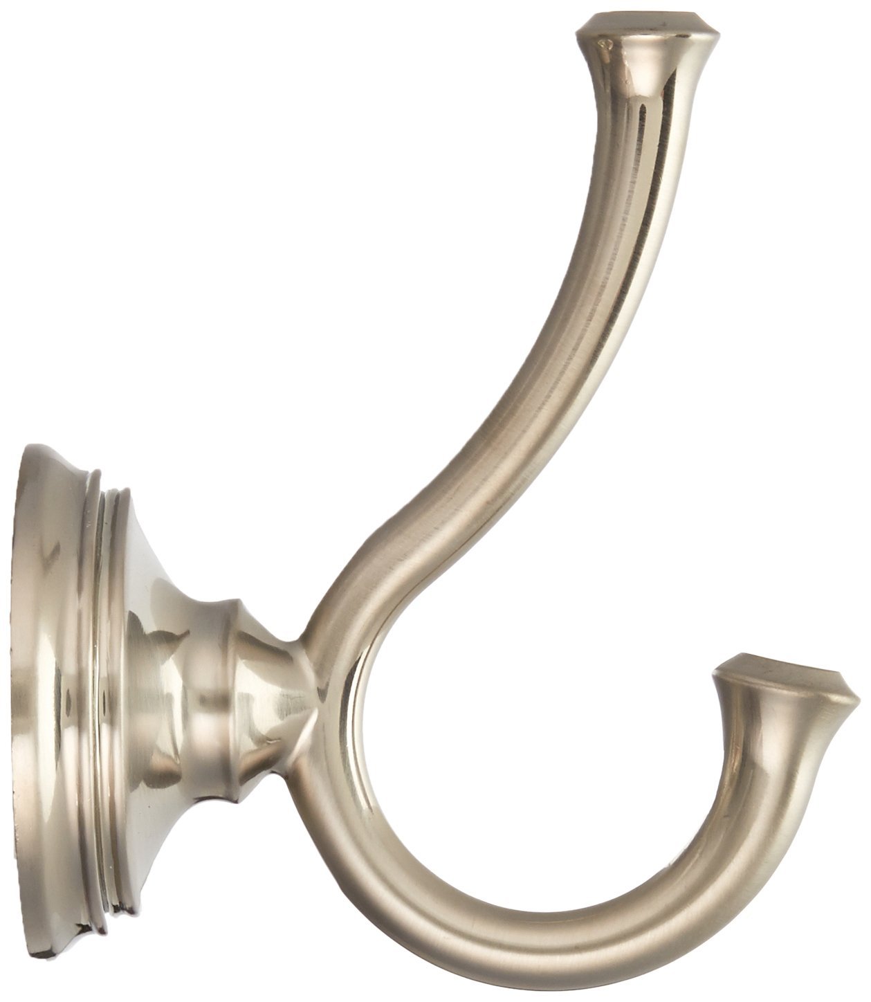 Delta Faucet 79735-SS Cassidy Double Robe Hook, Brilliance