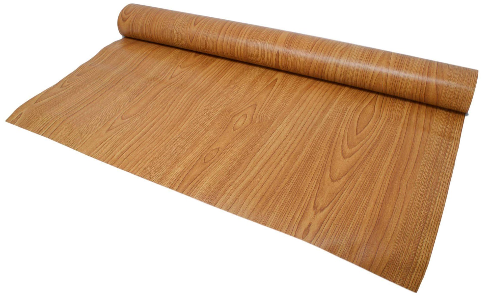 2 Rolls Drawer Shelf Liner Self Adhesive Cover Wood Grain Design Contact Paper