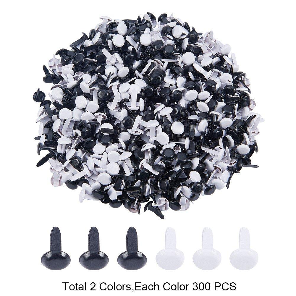 Purchase nbeads 1 box 600pcs mini iron brads black and white round metal paper fastener for scrapbooking crafts making stamping photo album and paper cards diy